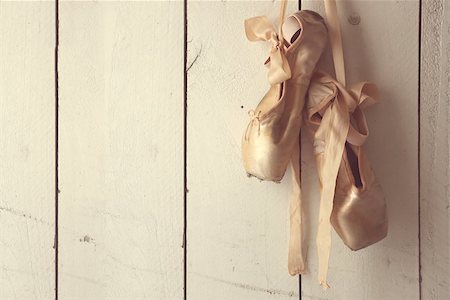 Romantic Posed Pointe Shoes in Natural Light Stock Photo - Budget Royalty-Free & Subscription, Code: 400-07568889