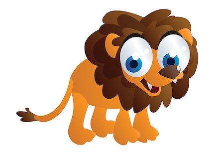 simsearch:400-08255624,k - cute lion cartoon smiling Stock Photo - Budget Royalty-Free & Subscription, Code: 400-07569241
