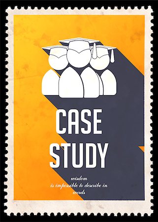 simsearch:400-07337983,k - Case Study on Yellow Background. Vintage Concept in Flat Design with Long Shadows. Stock Photo - Budget Royalty-Free & Subscription, Code: 400-07569391