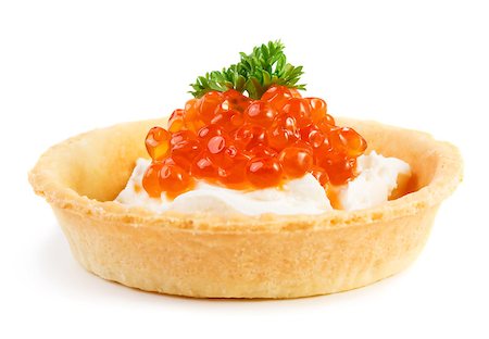 simsearch:400-05311244,k - Caviar snack isolated on white background Foto de stock - Super Valor sin royalties y Suscripción, Código: 400-07574828