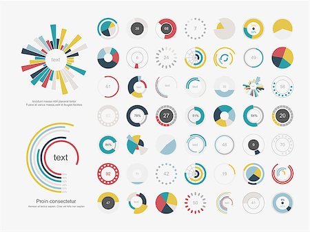 earth pins - Infographic Elements.Pie chart set icon. Stock Photo - Budget Royalty-Free & Subscription, Code: 400-07575010