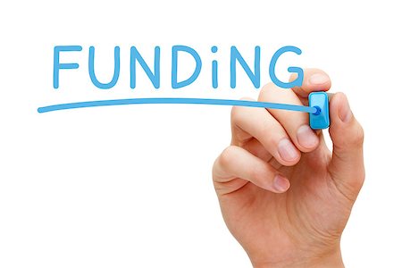 funding - Hand writing Funding with blue marker on transparent wipe board. Stock Photo - Budget Royalty-Free & Subscription, Code: 400-07578731