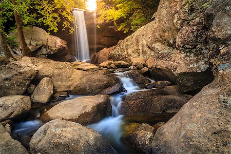 Long exposure image of Eagle Falls in Cumberland Falls State Resort Park, Kentucky Stock Photo - Budget Royalty-Free & Subscription, Code: 400-07570144