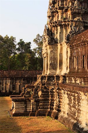 Part of the Cambodian Ankgor temple ruins. Cambodia Stock Photo - Budget Royalty-Free & Subscription, Code: 400-07573337