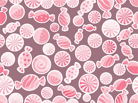 simsearch:400-04350016,k - Pink striped candy seamless pattern on dark blue background Stock Photo - Budget Royalty-Free & Subscription, Code: 400-07614891