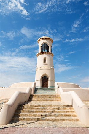 sur - Image of the lighthouse in Sur, Oman Stock Photo - Budget Royalty-Free & Subscription, Code: 400-07618476