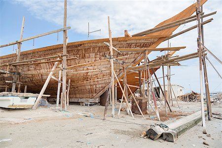 sur - Traditional handiwork shipbuilding Sur Oman Stock Photo - Budget Royalty-Free & Subscription, Code: 400-07618472