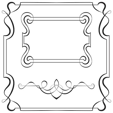 simsearch:400-07985629,k - Set of ornate vector frames for design Photographie de stock - Aubaine LD & Abonnement, Code: 400-07621472