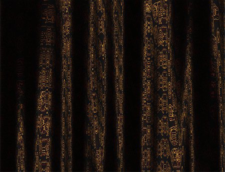 simsearch:400-06953710,k - Curtain of brown color with abstract pattern background. Stock Photo - Budget Royalty-Free & Subscription, Code: 400-07634540