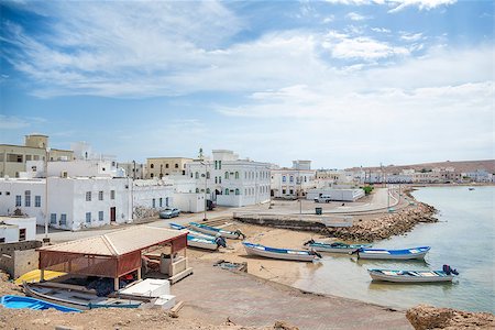 sur - Image of a view to Sur harbor in Oman with sea, mountains, boats, houses and sky Stock Photo - Budget Royalty-Free & Subscription, Code: 400-07632848