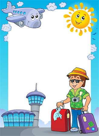 simsearch:695-05773315,k - Frame with travel thematics 1 - eps10 vector illustration. Stock Photo - Budget Royalty-Free & Subscription, Code: 400-07633130