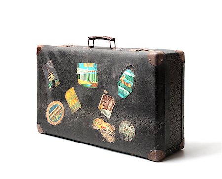 suitcase old - Still image of a luggage Stock Photo - Budget Royalty-Free & Subscription, Code: 400-07658544