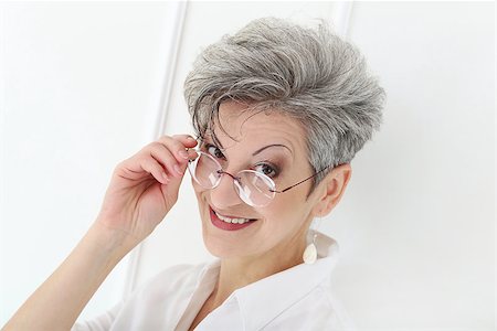 simsearch:400-07221782,k - Cute, elderly woman with beautiful smile Stock Photo - Budget Royalty-Free & Subscription, Code: 400-07659628