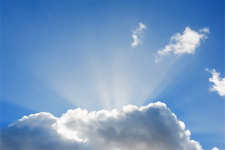 simsearch:400-07661289,k - white fluffy clouds in the blue sky Stock Photo - Budget Royalty-Free & Subscription, Code: 400-07660016