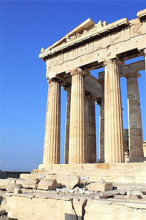 simsearch:400-04476617,k - Parthenon on the Acropolis in Athens, Greece Stock Photo - Budget Royalty-Free & Subscription, Code: 400-07678496