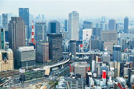simsearch:400-05706130,k - Dense skyline of Umeda District, Osaka, Japan Stock Photo - Budget Royalty-Free & Subscription, Code: 400-07681281