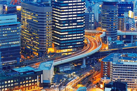simsearch:400-05706130,k - Dense skyline of Umeda District, Osaka, Japan Stock Photo - Budget Royalty-Free & Subscription, Code: 400-07681283