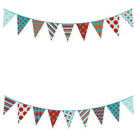simsearch:400-06628533,k - Bunting background in flat style. Also available as a Vector in Adobe illustrator EPS format, compressed in a zip file. The vector version be scaled to any size without loss of quality. Stock Photo - Budget Royalty-Free & Subscription, Code: 400-07682685