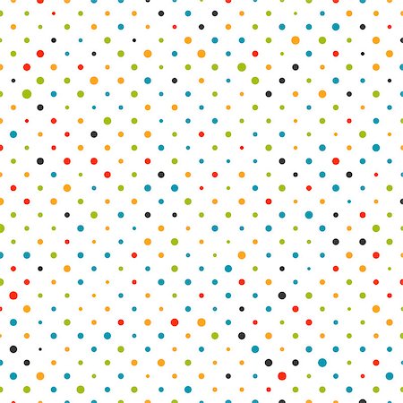 fabrics graphics patterns - Colorful dot background pattern illustration Stock Photo - Budget Royalty-Free & Subscription, Code: 400-07717129