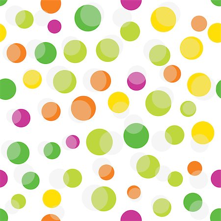 Abstract seamless background with colorful dots Stock Photo - Budget Royalty-Free & Subscription, Code: 400-07717169