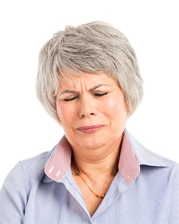 simsearch:400-07221782,k - Portrait of a elderly woman with a sad expression Stock Photo - Budget Royalty-Free & Subscription, Code: 400-07718364