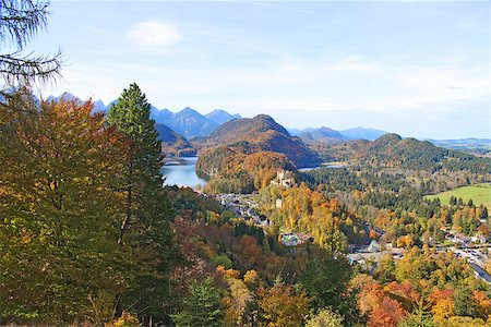 schwangau - Neuschwanstein in germany, ancient architecture, the right to buy souvenirs for sale. Stock Photo - Budget Royalty-Free & Subscription, Code: 400-07719495