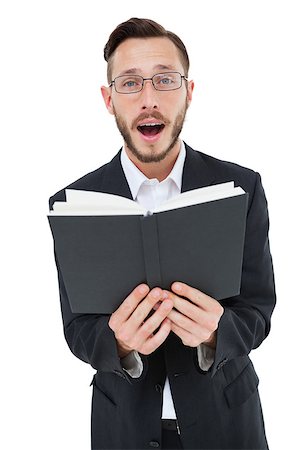 Young preacher reading from bible on white background Stock Photo - Budget Royalty-Free & Subscription, Code: 400-07727000