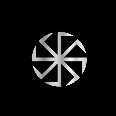 swastika - Slavik religion-The Kolovrat symbol Stock Photo - Budget Royalty-Free & Subscription, Code: 400-07745427
