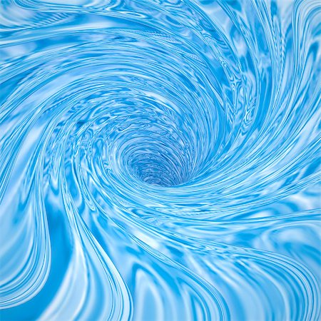 Swirl of water - absract background, 3D illustration Stock Photo - Budget Royalty-Free & Subscription, Code: 400-07745646