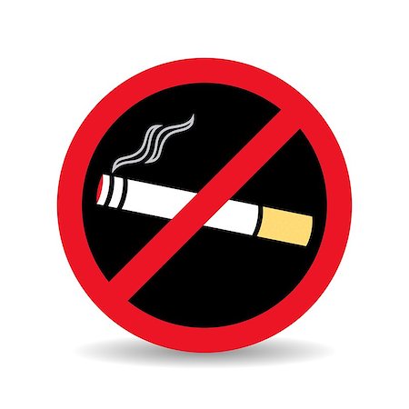 simsearch:400-06761272,k - Colorful vector no smoking sign on white background Stock Photo - Budget Royalty-Free & Subscription, Code: 400-07746607