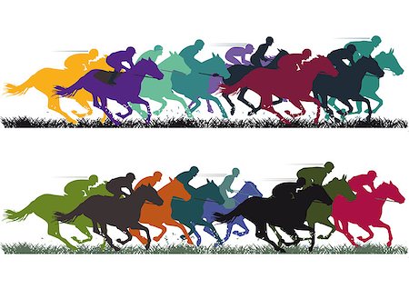 Horse Racing Stock Photo - Budget Royalty-Free & Subscription, Code: 400-07749671