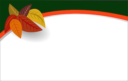 simsearch:400-05256623,k - Autumn leaves vector illustration Photographie de stock - Aubaine LD & Abonnement, Code: 400-07754253