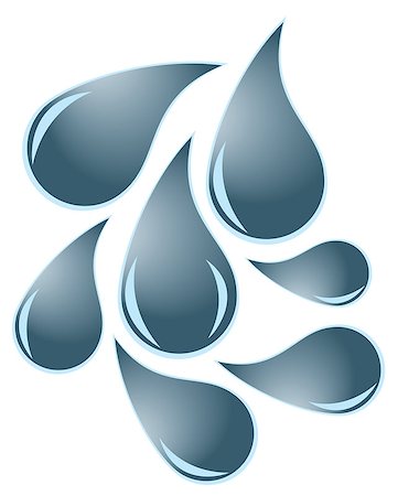 vector water drops background Stock Photo - Budget Royalty-Free & Subscription, Code: 400-07759462