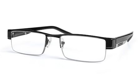simsearch:400-07774329,k - Eyeglasses on White Stock Photo - Budget Royalty-Free & Subscription, Code: 400-07770187