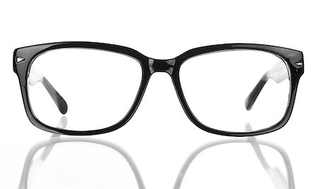 simsearch:400-07774329,k - Eyeglasses on White Stock Photo - Budget Royalty-Free & Subscription, Code: 400-07770181