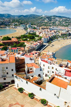 View of the Peniscola town Valencia, Spain Stock Photo - Budget Royalty-Free & Subscription, Code: 400-07771375