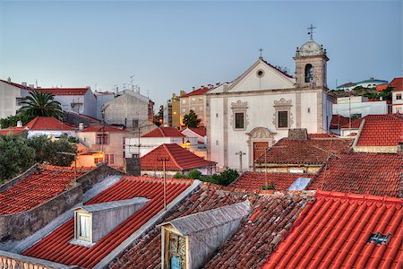 simsearch:400-06924255,k - Cathedral in Odivelas, Portugal. Beautiful evening view. District of Lisbon. Stock Photo - Budget Royalty-Free & Subscription, Code: 400-07795956