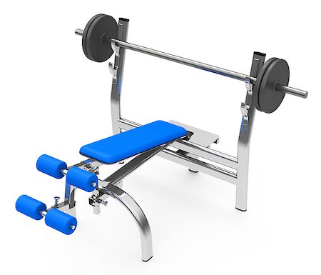 3d generated picture of fitness studio equipment Stock Photo - Budget Royalty-Free & Subscription, Code: 400-07792237