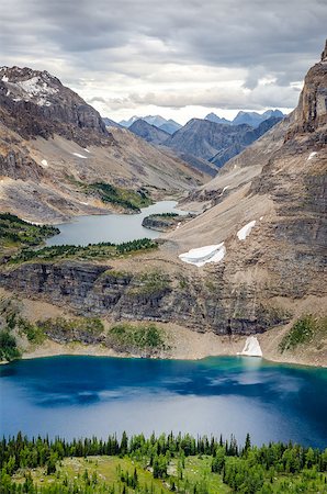 simsearch:400-07823385,k - Wild landscape mountain range view, Banff national park, Alberta, Canada Stock Photo - Budget Royalty-Free & Subscription, Code: 400-07818865
