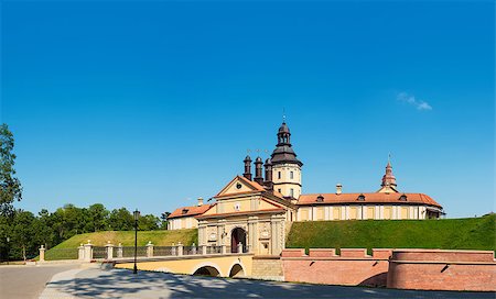 simsearch:400-07681663,k - Nesvizh castle panorama. Belarus. Nesvizh Stock Photo - Budget Royalty-Free & Subscription, Code: 400-07824369