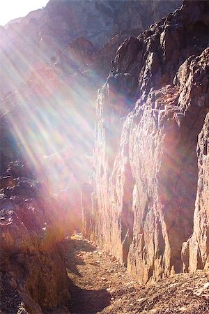 Early morning in ancient mountains of Sinai desert. Sunrise over Red sea Stock Photo - Budget Royalty-Free & Subscription, Code: 400-07825099