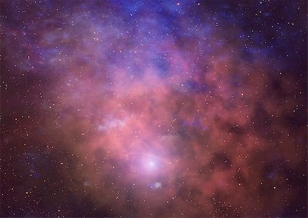 Far being shone nebula and star field against space. "Elements of this image furnished by NASA". Stock Photo - Budget Royalty-Free & Subscription, Code: 400-07825910