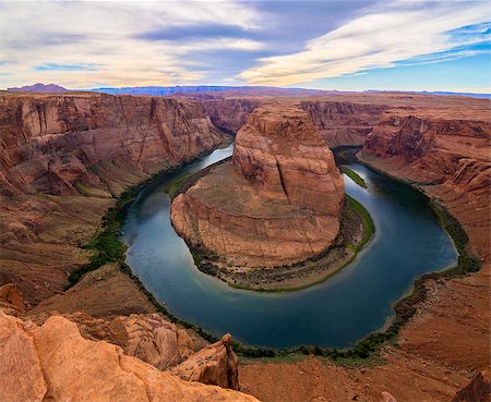 Amazing Vista of Horseshoe Bend in Page, Arizona Stock Photo - Budget Royalty-Free & Subscription, Code: 400-07821998