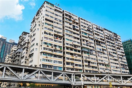 simsearch:400-04356946,k - Old apartments in Hong Kong at day Stock Photo - Budget Royalty-Free & Subscription, Code: 400-07822318