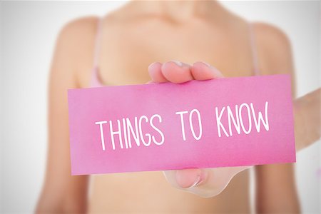 simsearch:400-07835111,k - Composite image for breast cancer awareness with text on card Stock Photo - Budget Royalty-Free & Subscription, Code: 400-07834752