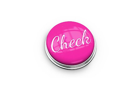 simsearch:400-07834847,k - Pink button for breast cancer awareness on white background Stock Photo - Budget Royalty-Free & Subscription, Code: 400-07834821