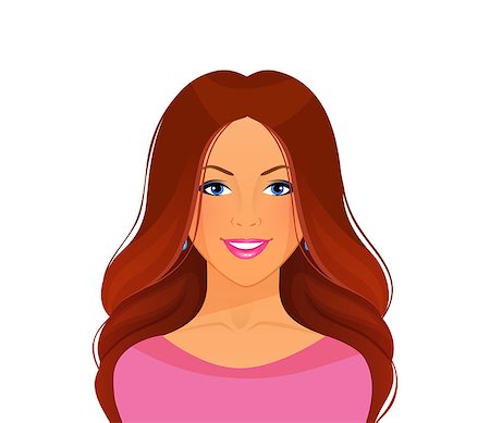 simsearch:400-04366344,k - Vector illustration of Beautiful and young woman Stock Photo - Budget Royalty-Free & Subscription, Code: 400-07838020