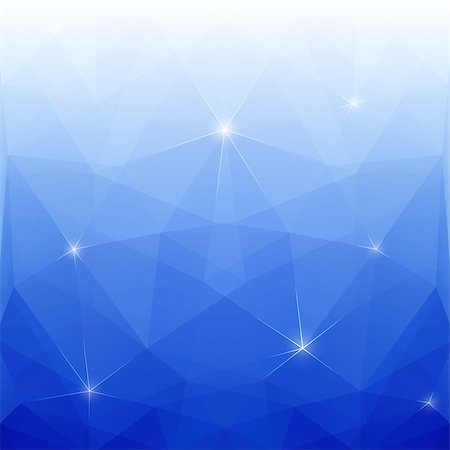 prisms - Abstract Blue Vector Polygonal Background for Design Stock Photo - Budget Royalty-Free & Subscription, Code: 400-07838844