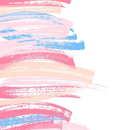 paint brush line art - Colorful paint brush strokes background Stock Photo - Budget Royalty-Free & Subscription, Code: 400-07831576