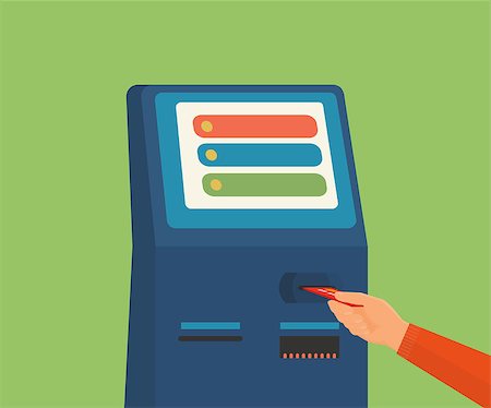 simsearch:400-05670020,k - Human hand with credit card getting access to ATM machine Stock Photo - Budget Royalty-Free & Subscription, Code: 400-07840188